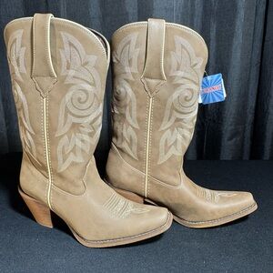 Durango Women's Brown Western Heeled Boots